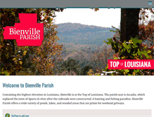 Tablet Screenshot of bienvilleparish.org